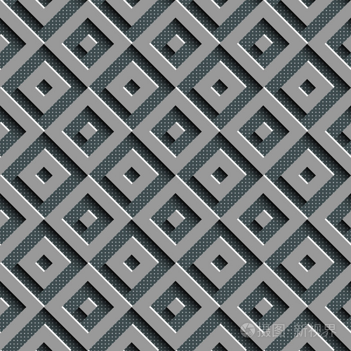 无缝的正方形图案