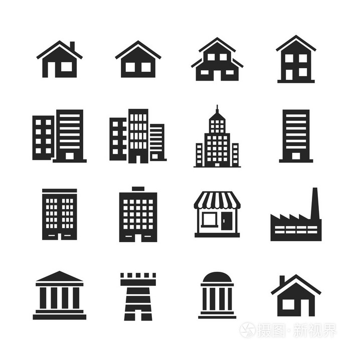 建筑物图标