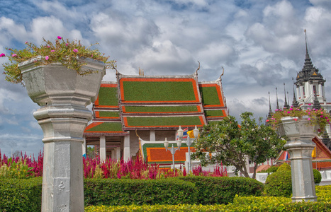 在泰国的寺庙