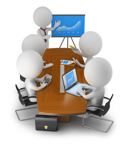 商务小白人图片