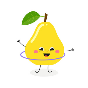 胡平天鹅快乐卡通梨呼啦胡平照片