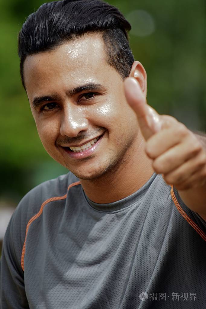 成功的运动员哥伦比亚人