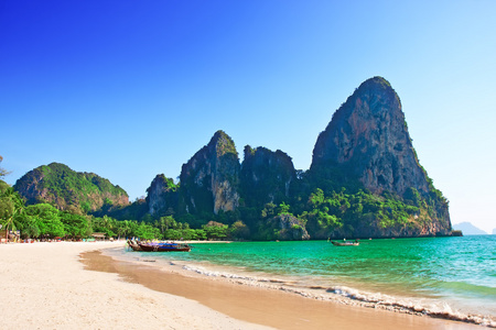 莱利海滩泰国甲米