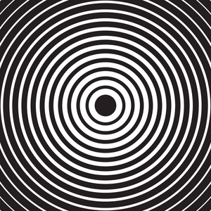 同心圆抽象图案图片