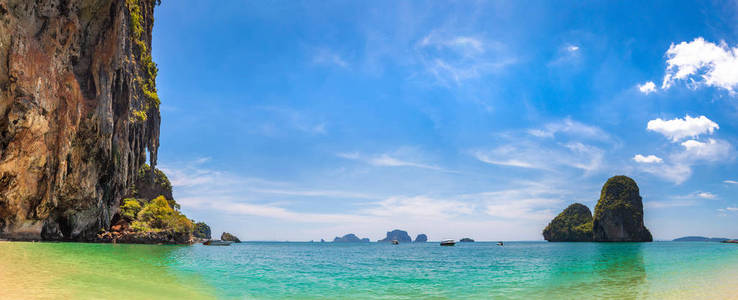 泰国甲米, 夏日的奥南海滩全景