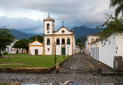 着名的教堂paraty de janeiro brazil