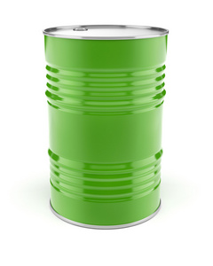 金属桶石油或汽油存储照片