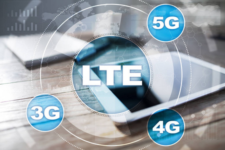 Lte 网络。5g 移动互联网和技术概念