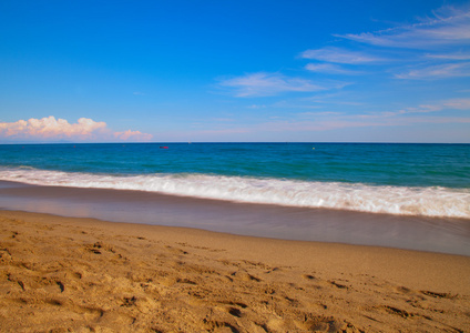 海滩的海