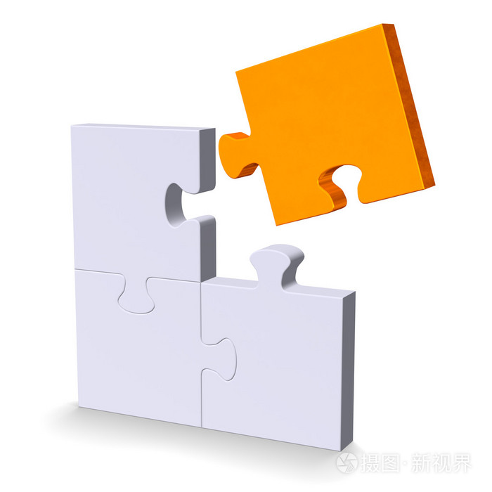 3d 与橙色飞迷失的那一块拼图