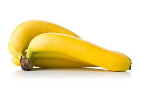 新鲜的, 黄色的, 成熟的香蕉捆绑
