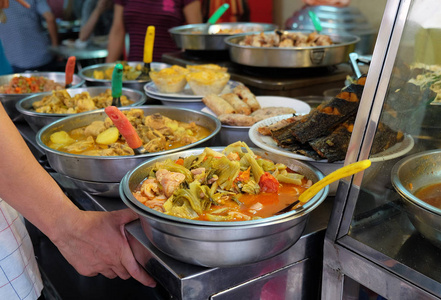 越南街头食品市场的传统食物, 胡志明市