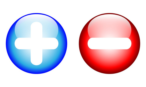 加号和减号按钮照片