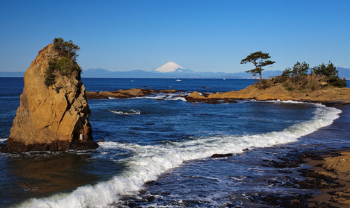 富士山和海洋