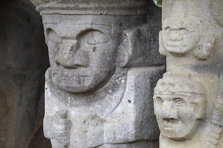 哥伦比亚威拉圣 Agustn 考古公园的偶像
