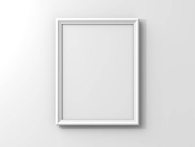 白色镜框照片