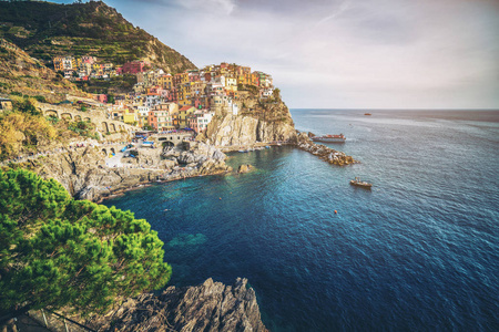 意大利五渔村海岸 Manarola