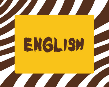 概念性的手写显示英语。商务照片文本相关的英国显示语言文化英国文学类