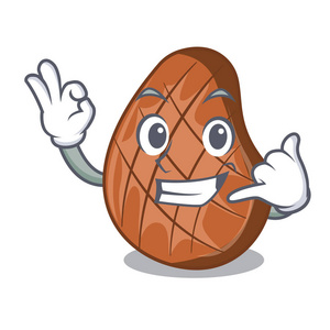 牛叫叫我美味的牛排分离的吉祥物照片