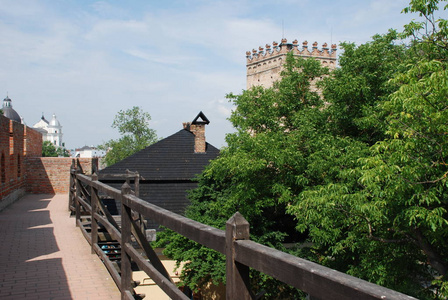在防御墙卢茨克城堡