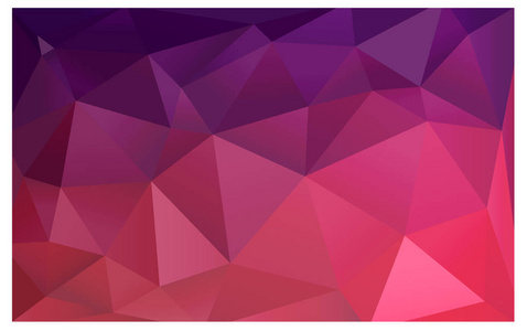 深紫色, 粉红色矢量 Lowpoly 背景与复制空间。使用的不透明度掩码