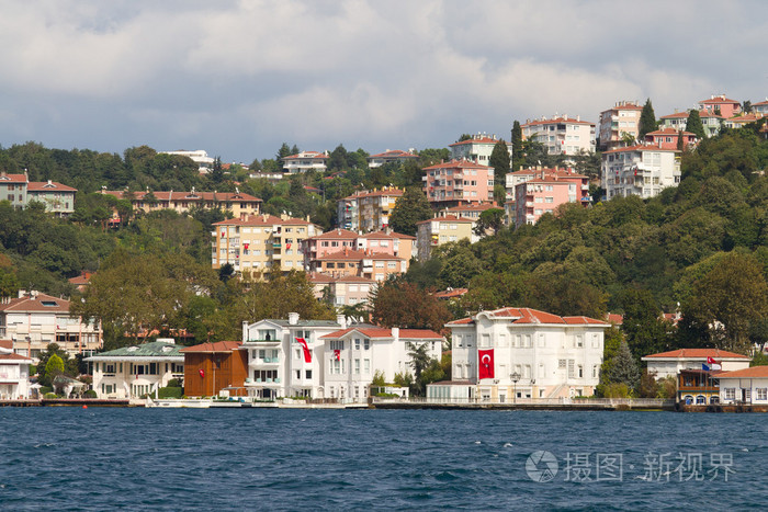 建筑物在博斯普鲁斯海峡