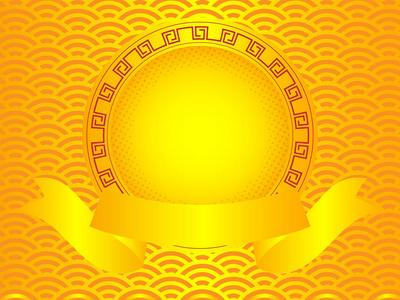 中国金色圆空间的图解