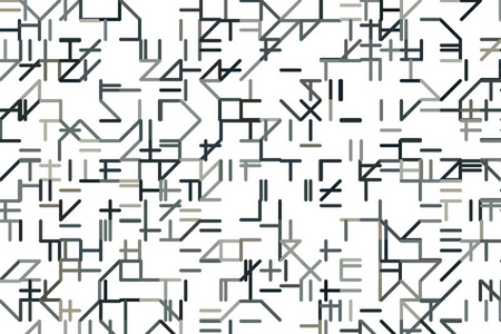 抽象线条或形状插图背景。在白色上隔离的矢量