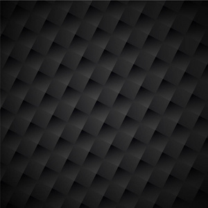 黑色几何方格纹理图案。抽象向量背景