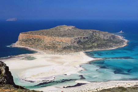 Tigani 和 Balos 海滩泻湖, 克里特岛, 希腊