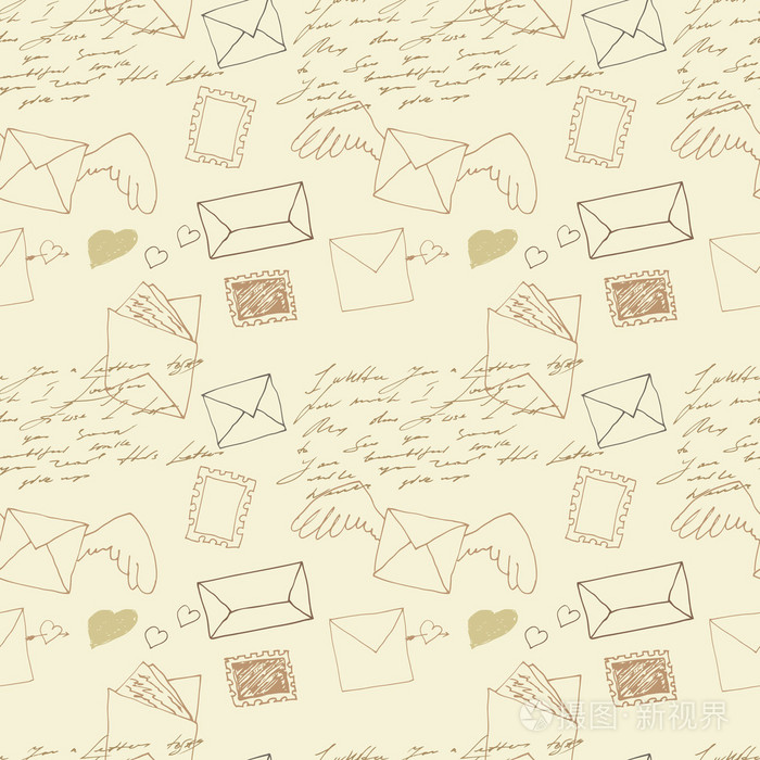 背景与信件