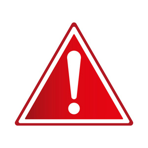 危险的感叹号感叹号, 危险警告, 孤立, 警告图标警告符号照片