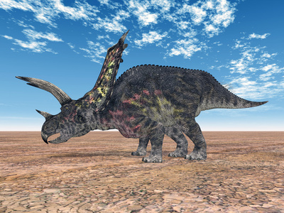 恐龙 pentaceratops