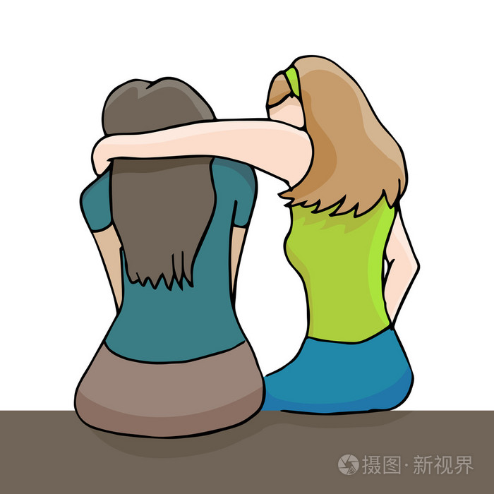 女人安慰情绪低落的女人