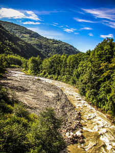 尼泊尔布尔纳自然保护区的景观与自然