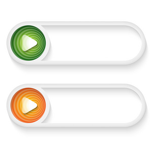 两个按钮用于输入文本的播放符号集
