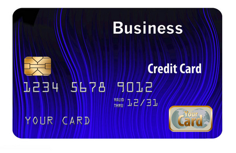 这是一个通用的, 模拟商业信用卡查出的白色背景
