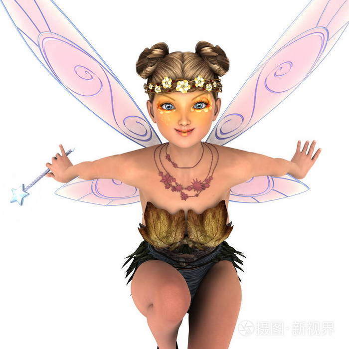 仙女的 fairy/3d cg 渲染