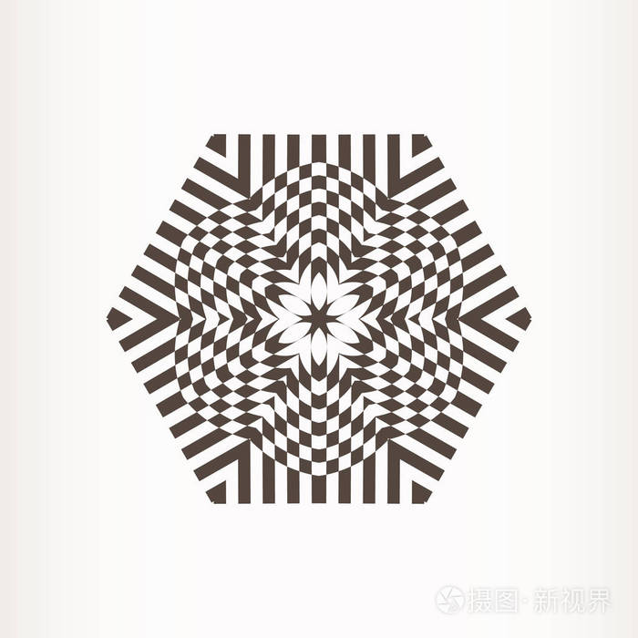 几何圆形装饰品