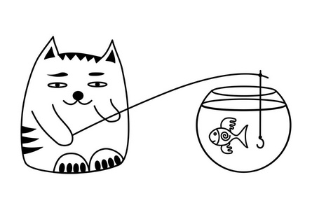 绘画图片鱼图片