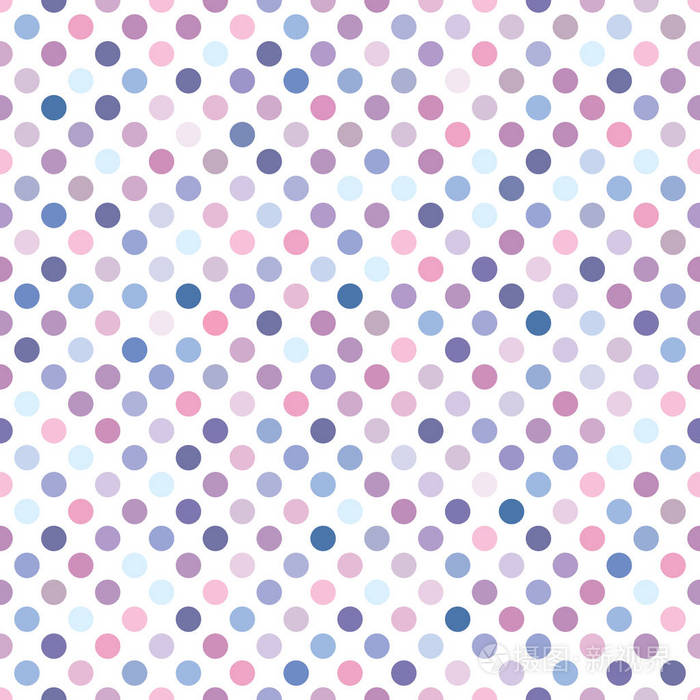 无缝的紫色斑点图案.礼品包装纸设计的理想选择