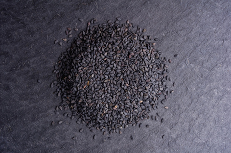 黑芝麻种子照片