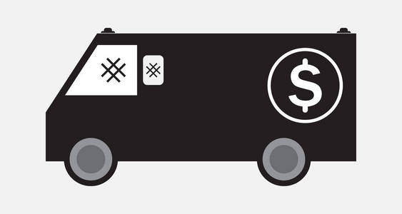 银行运钞的车运钞车或装甲车照片