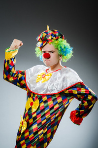 滑稽的小丑穿着幽默概念图片