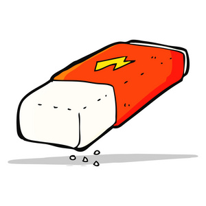 卡通铅笔橡皮擦照片