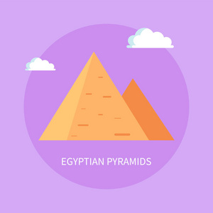 埃及金字塔作为著名的古代景点图片