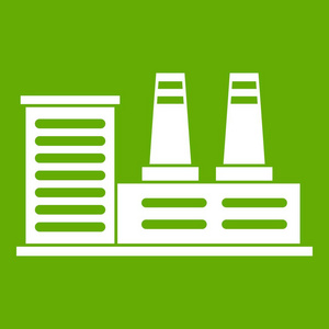 绿色电厂电厂图标绿色照片