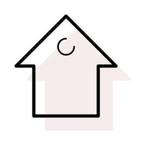 房子 web 图标矢量图