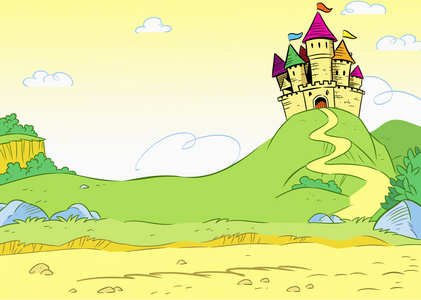 城堡卡通图片