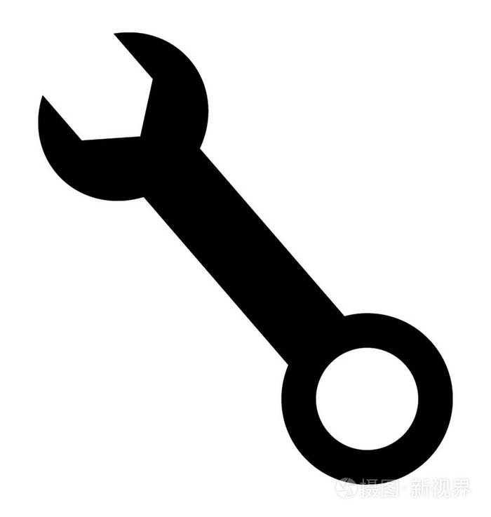 维修保养用扳手图标设计插画-正版商用图片0747sx-摄图新视界
